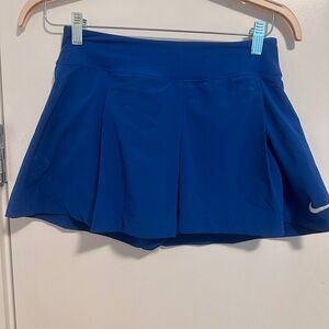 Nike Royal Blue Tennis Skort with Built-In Shorts